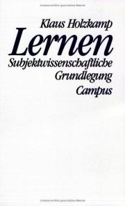 Couverture : Lernen. Subjektwissenschaftliche Grundlegung.