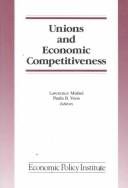 Couverture : Unions and economic competitiveness