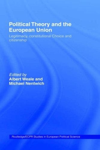 Couverture : Political theory and the European union
