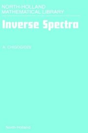 Couverture : Inverse spectra