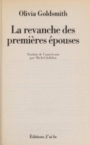 Couverture : La revanche des premieres epouses