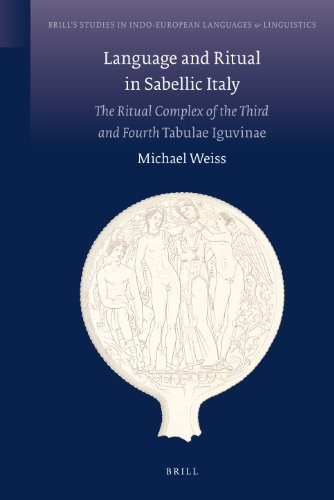 Couverture : Language and ritual in Sabellic Italy