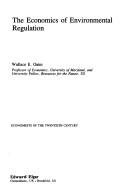 Couverture : The economics of environmental regulation