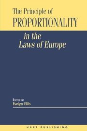 Couverture : The principle of proportionality in the laws of Europe