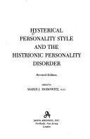 Couverture : Hysterical personality style and the histrionic personality disorder