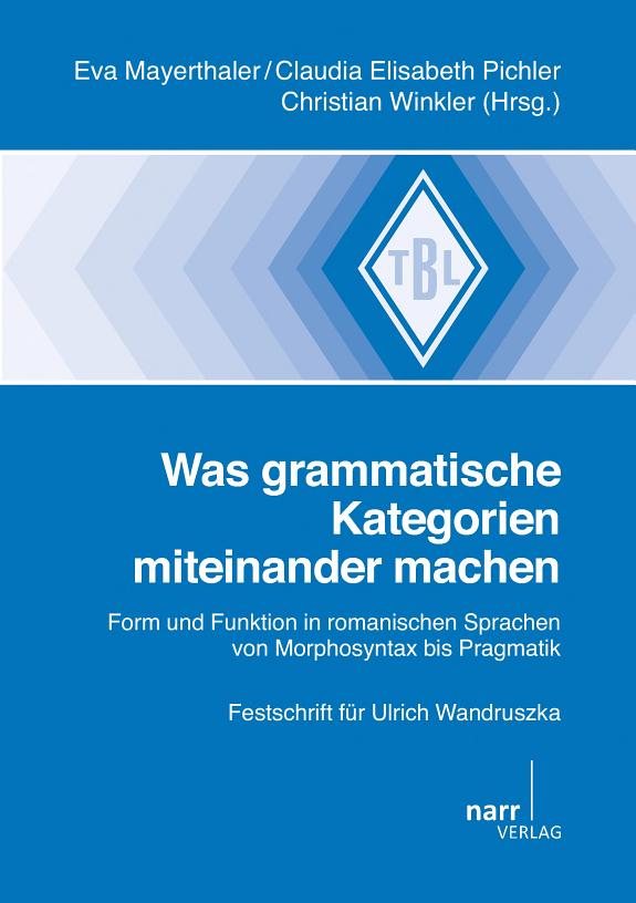 Couverture : Was grammatische Kategorien miteinander machen
