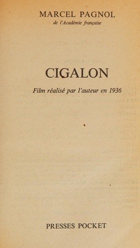 Couverture : Cigalon