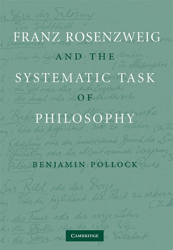 Couverture : Franz Rosenzweig and the systematic task of philosophy