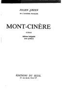 Couverture : Mont-Cinère