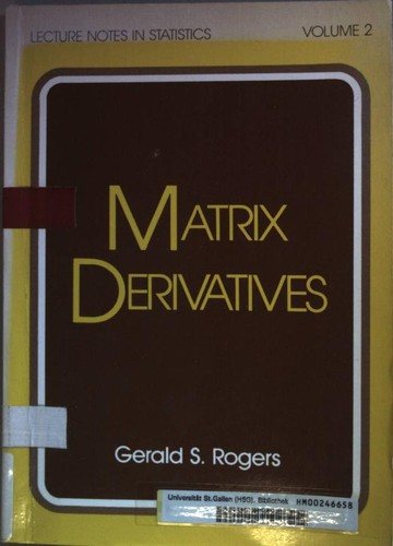 Couverture : Matrix Derivatives