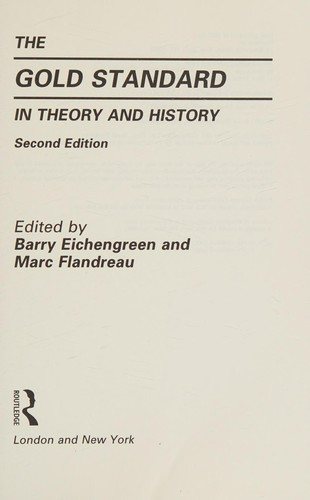 Couverture : The gold standard in theory and history