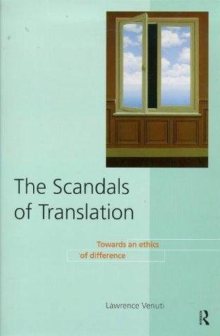 Couverture : The scandals of translation