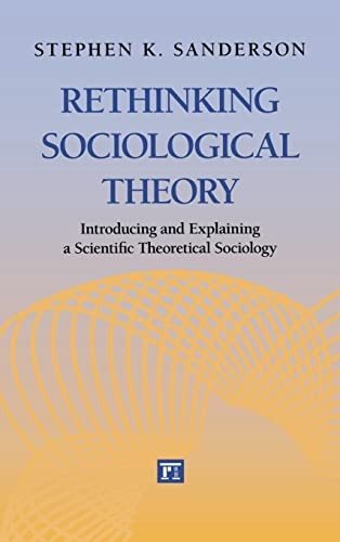 Couverture : Rethinking Sociological Theory