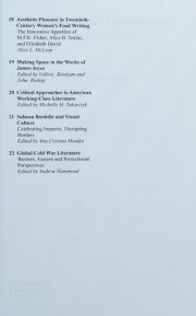 Couverture : Global Cold War literature