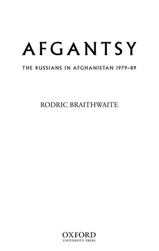 Couverture : Afgantsy