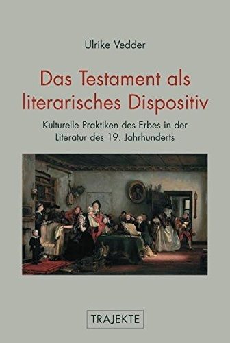 Couverture : Das Testament als literarisches Dispositiv