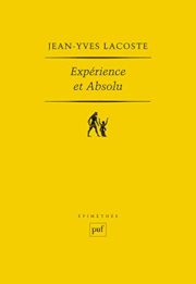 Couverture : Expérience et absolu