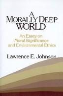 Couverture : A morally deep world