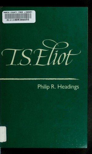 Couverture : T.S. Eliot