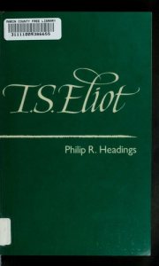 Couverture : T.S. Eliot