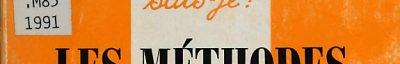 Couverture : Les méthodes qualitatives