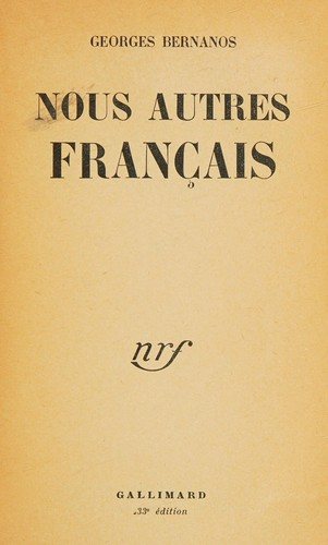 Couverture : Nous autres, Français