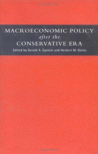 Couverture : Macroeconomic policy after the conservative era