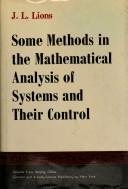 Couverture : Some methode [i.e. methods] in the mathematical analysis of systems and their control
