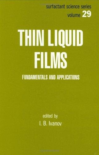 Couverture : Thin liquid films