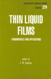 Couverture : Thin liquid films