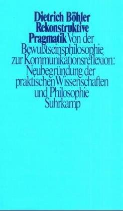 Couverture : Rekonstruktive Pragmatik