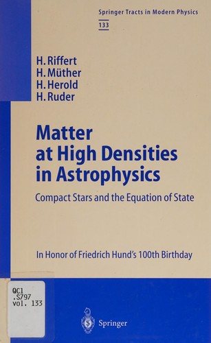 Couverture : Matter at High Densities in Astrophysics