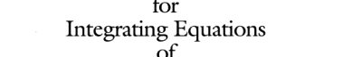 Couverture : Discrete-group methods for integrating equations of nonlinear mechanics