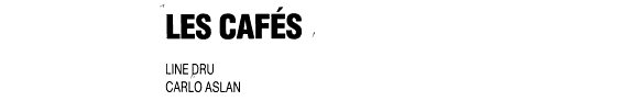 Couverture : Les cafés