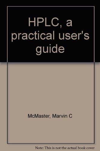 Couverture : HPLC, a practical user's guide