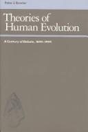 Couverture : Theories of human evolution