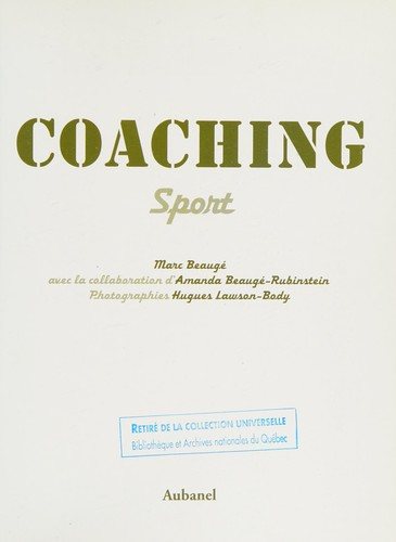 Couverture : Coaching sport
