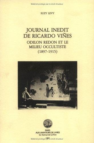 Couverture : Journal inédit de Ricardo Viñes