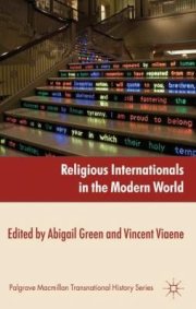 Couverture : Religious Internationals in the Modern World