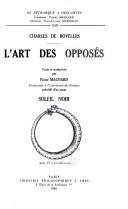 Couverture : Charles de Bovelles