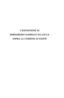 Couverture : L' espositione di Bernardino Daniello da Lucca sopra la Comedia di Dante