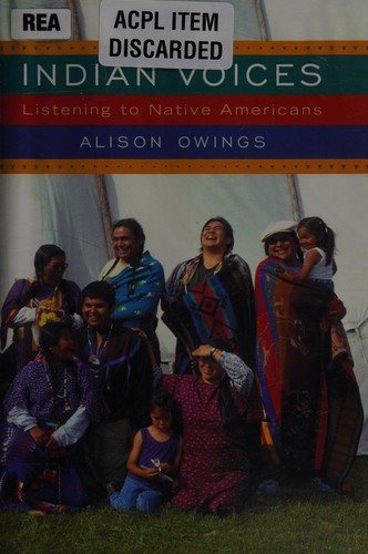 Couverture : Indian voices