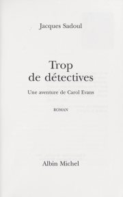 Couverture : Trop de détectives