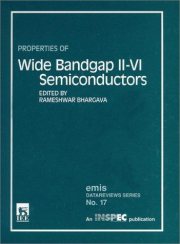 Couverture : Properties of Wide Bandgap Ii-VI Semiconductors (E M I S Datareviews Series)
