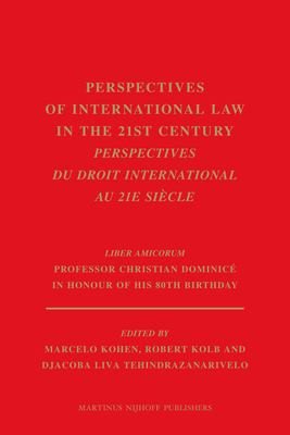 Couverture : Perspectives Du Droit International Au 21e Siècle