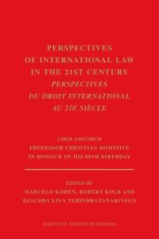 Couverture : Perspectives Du Droit International Au 21e Siècle