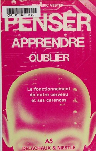 Couverture : Penser, apprendre, oublier