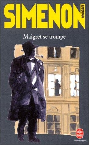 Couverture : Maigret Se Trompe