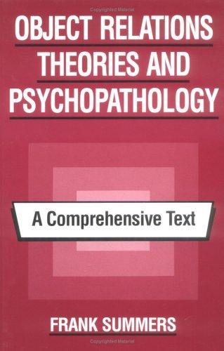 Couverture : Object relations theories and psychopathology