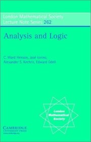 Couverture : Analysis and logic